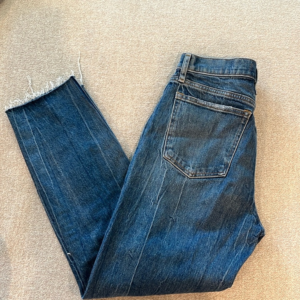 Abercrombie and Fitch, the Mom high-rise destroyed jeans. Size 29/8 regular.